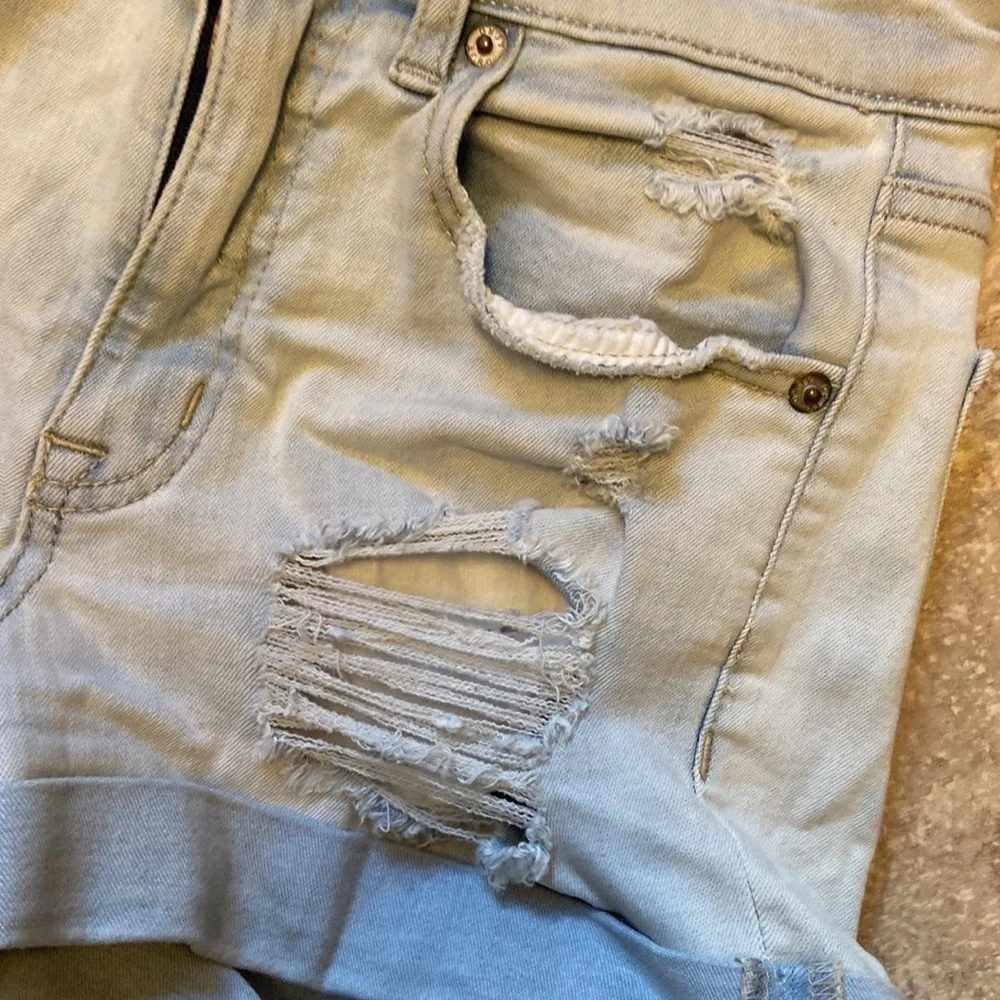 Aeropostale High Rise Midi Shorts Size 2 - Picture 3 of 8